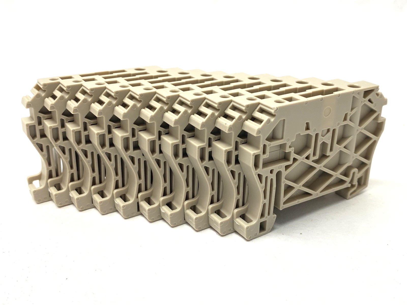Weidmuller ZEW 35 End Bracket Terminal Block Dark Beige 9540000000 LOT OF 10 - Maverick Industrial Sales