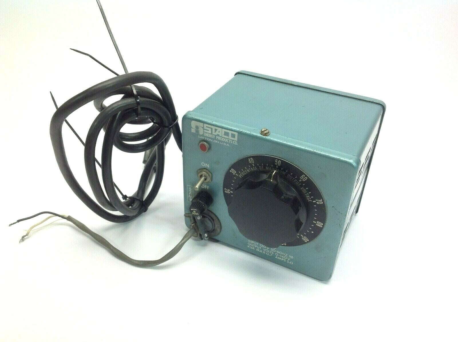 033-2560 | Staco Variable Transformer 120V 50/60HZ Single Phase - Used - Maverick Industrial Sales