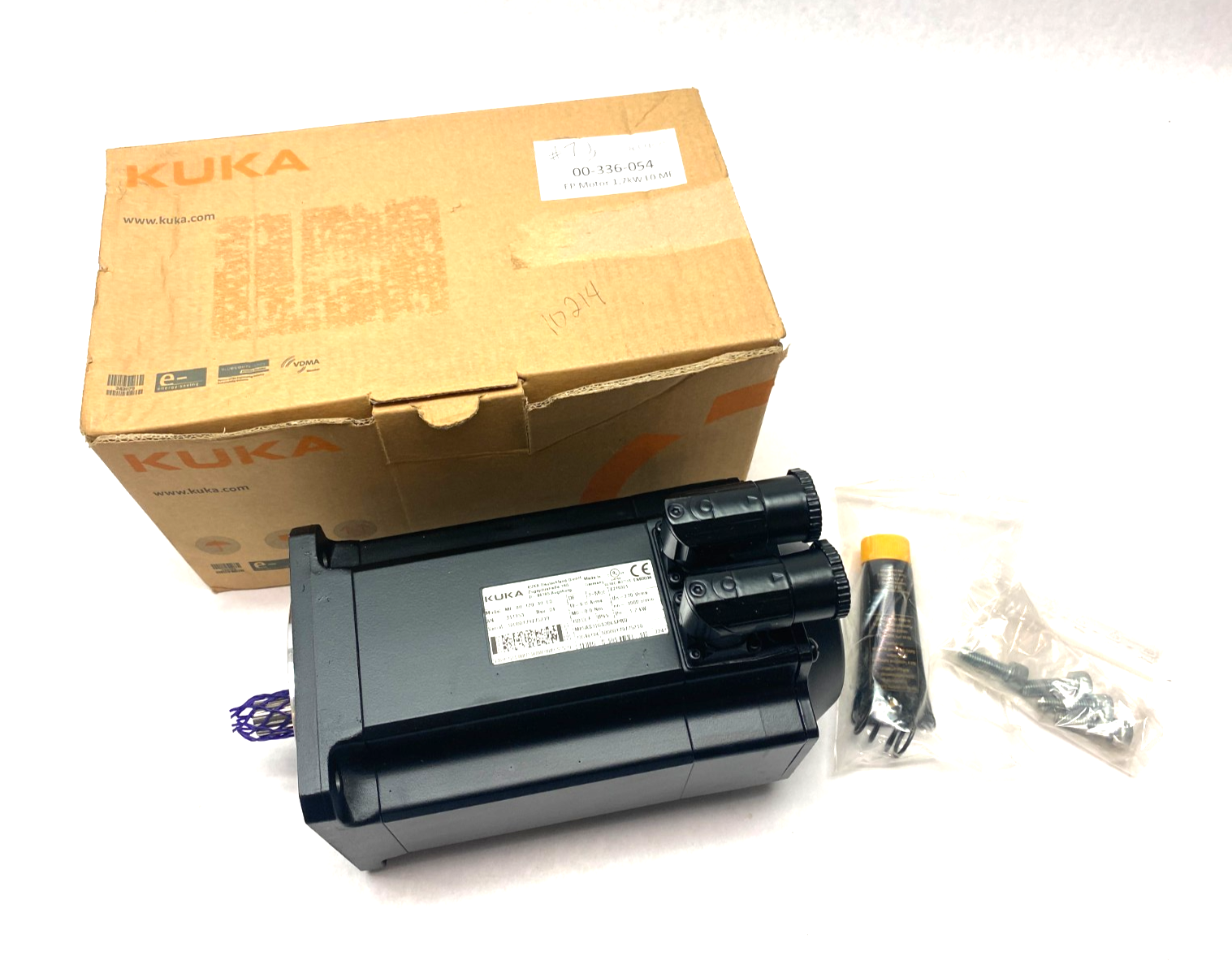 Kuka 00-336-054 EP Servo Motor 1,7kW L0 ME, ME_80_120_30_L0 - New – Open box - Maverick Industrial Sales