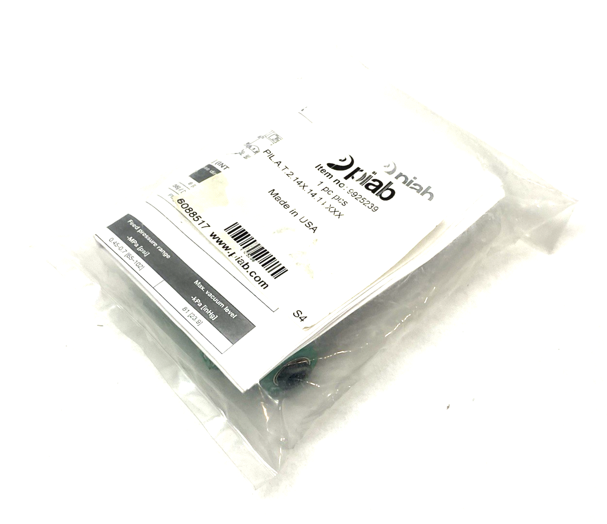 9925239 | Piab PIL.A.T.2.14X.14.14.XXX Vacuum Pump - New - Maverick Industrial Sales