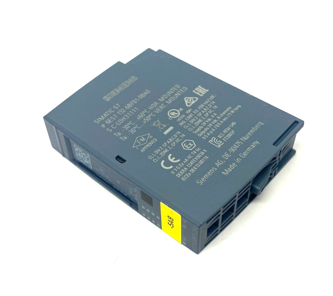 Siemens 6ES7 132-6BF01-0BA0 SIMATIC ET 200SP Digital Output Module DQ 8x24VDC - Maverick Industrial Sales