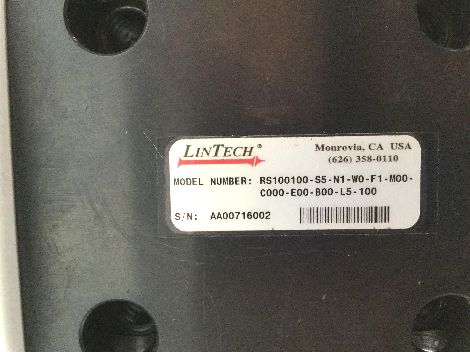 LinTech Ball Screw & Neugart RS100100-S5-N1-W0-F1-M00-C000-E00-B00-L5-100 PLE 80 - New – Open box - Maverick Industrial Sales