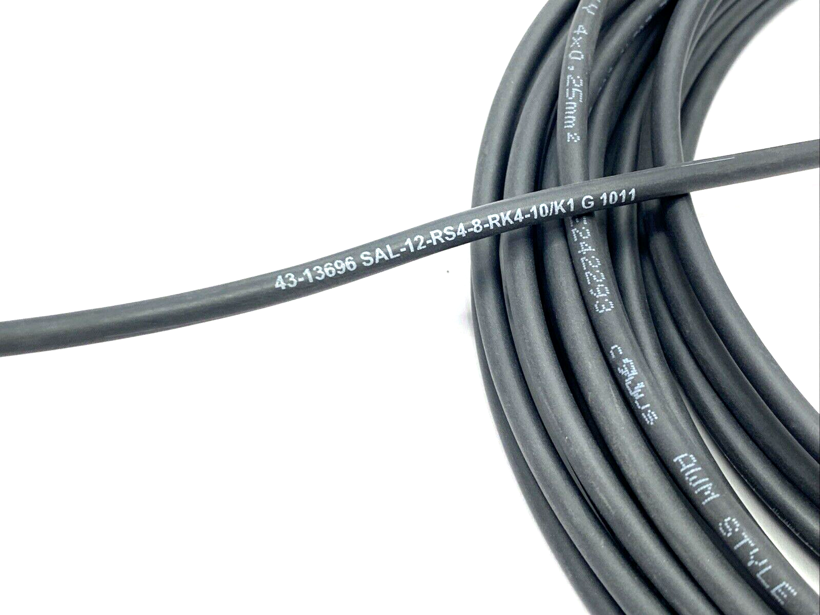 Conec 43-13696 Cordset M12 Male 4-Pin To M8 female 4-Pin SAL-12-RS4-8-RK4-10/K1 - New – Open box - Maverick Industrial Sales