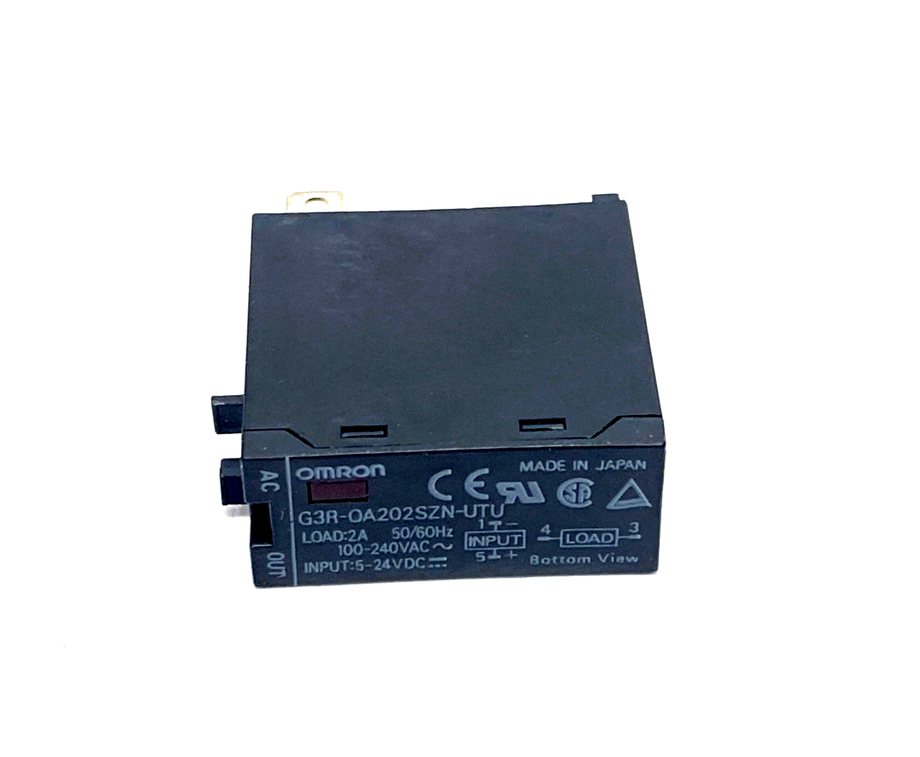 Omron G3R-OA202SZN-UTU DC5-24 SSR Output Module 100-240VAC 2A Load 5-24VDC In - Maverick Industrial Sales