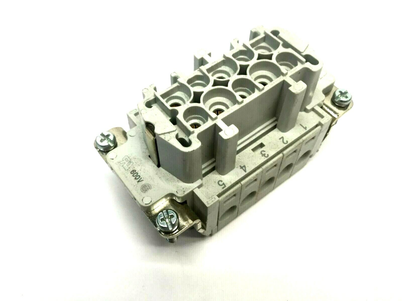 Phoenix Contact HC-B 10-I-UT-F HEAVYCON Female Contact Insert 1648186 - Used - Maverick Industrial Sales