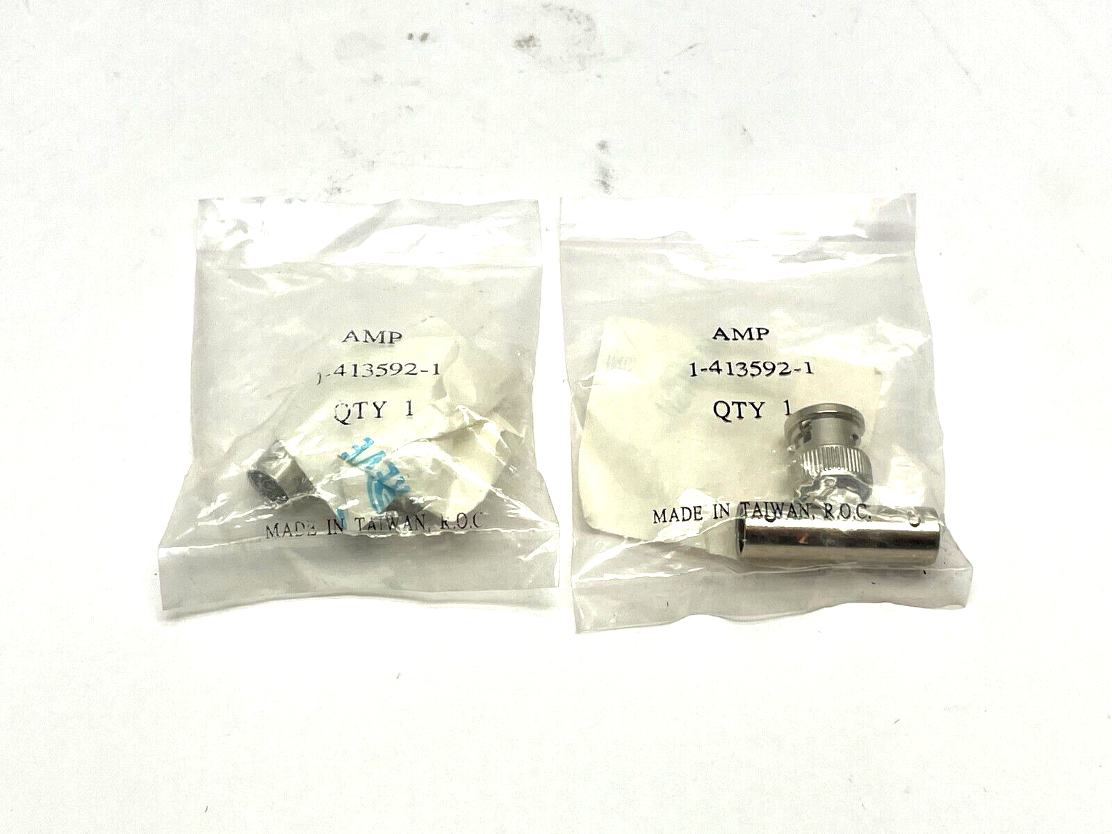 Amphenol 1-413592-1 Tee Connector LOT OF 2 - New - Maverick Industrial Sales