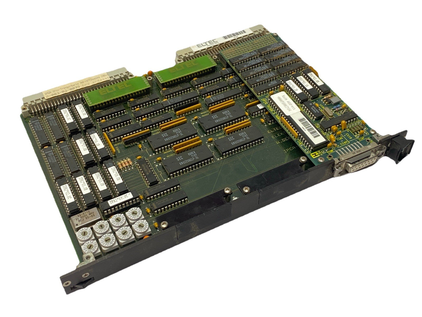 Eltec 2-083-03-0099 Module Board IPCA-A200/1 Rev 6 w/ IPIN A100.3 Rev H Board - Used - Maverick Industrial Sales