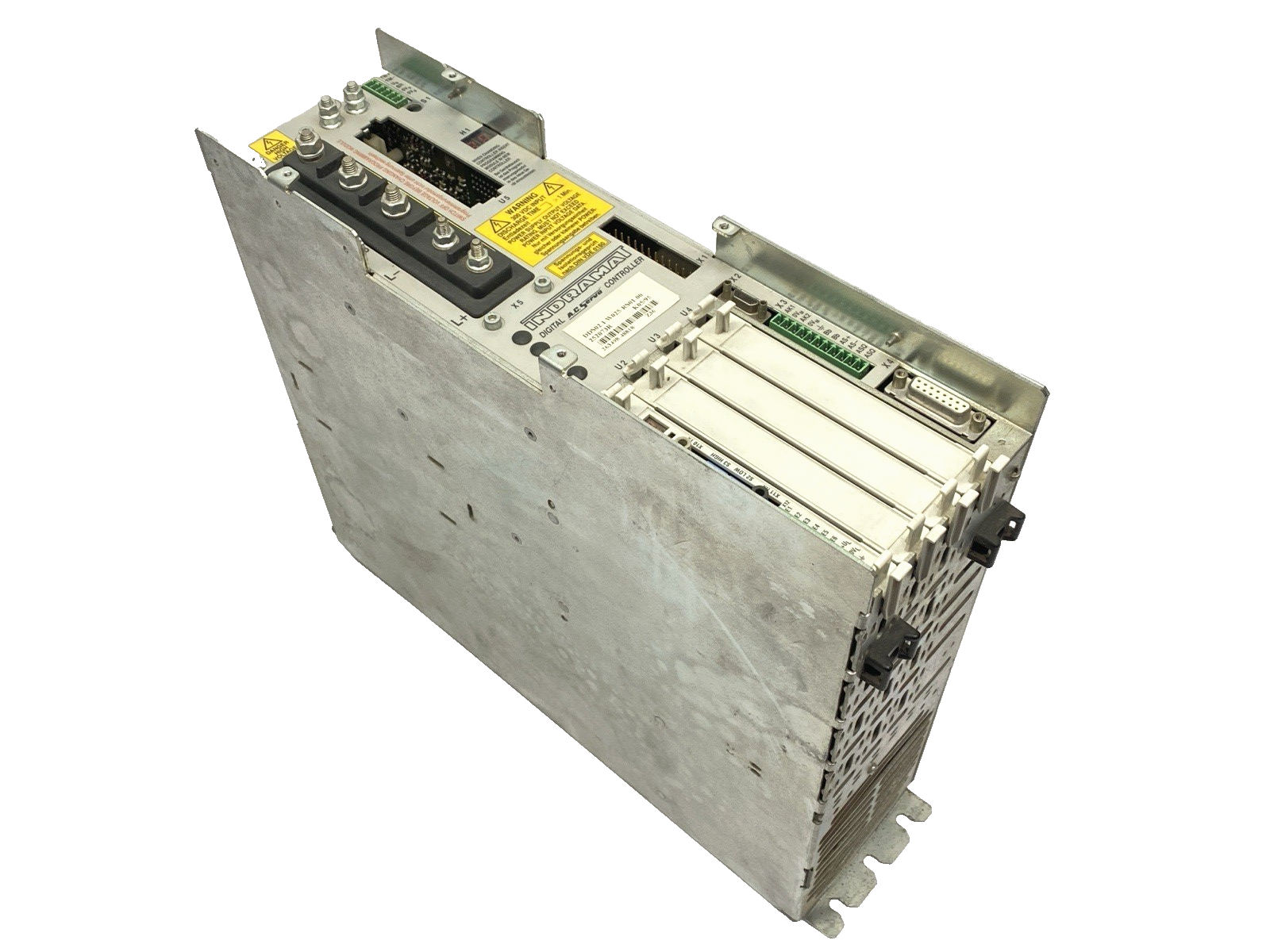 Indramat DDS02.1-W025-RS01-00 Servo Driver 252073R w/ 109-0785-4B14-06 DSS 1.3 - Used - Maverick Industrial Sales