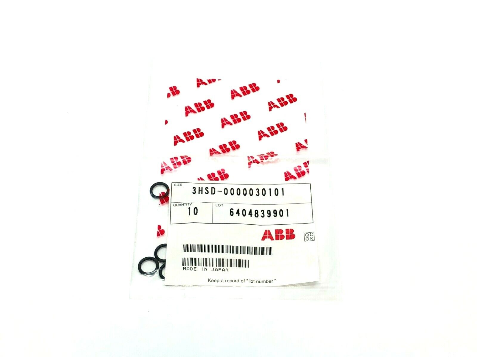 ABB 3HSD-0000030101 O-Ring Paint Seal PKG OF 10 - Maverick Industrial Sales