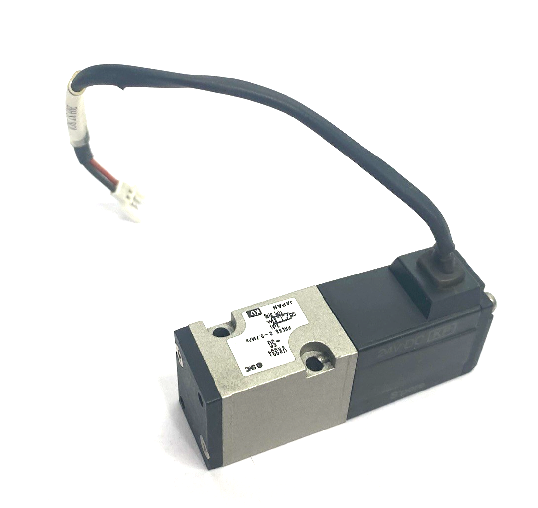 SMC VK334-5G Solenoid Valve 24VDC - Maverick Industrial Sales