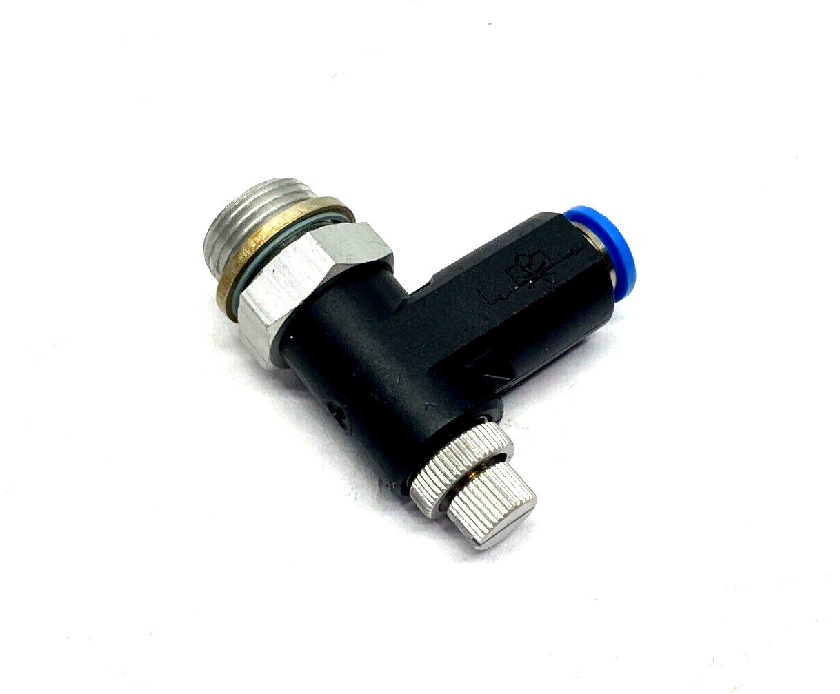 Festo GRLA-3/8-QS-8-RS-B One-Way Flow Control Valve G3/8 8mm Tube O.D. 162970 - Maverick Industrial Sales