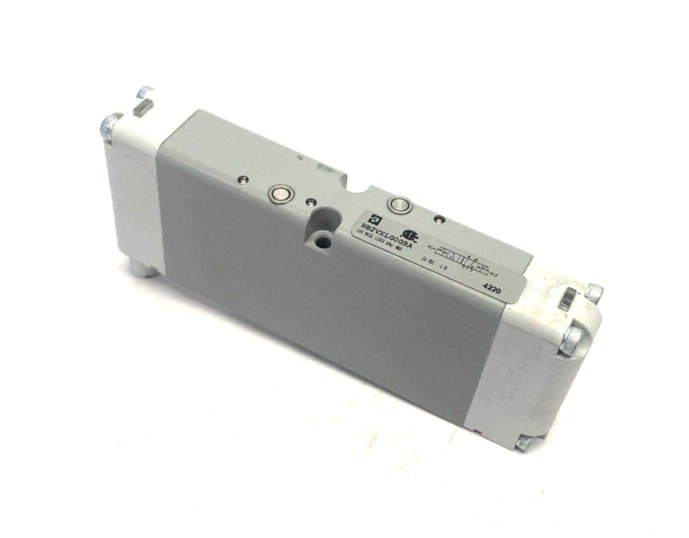 Parker HB2VXLG0G9A 4-Way 2-Pos. Solenoid Valve 24VDC - Used - Maverick Industrial Sales