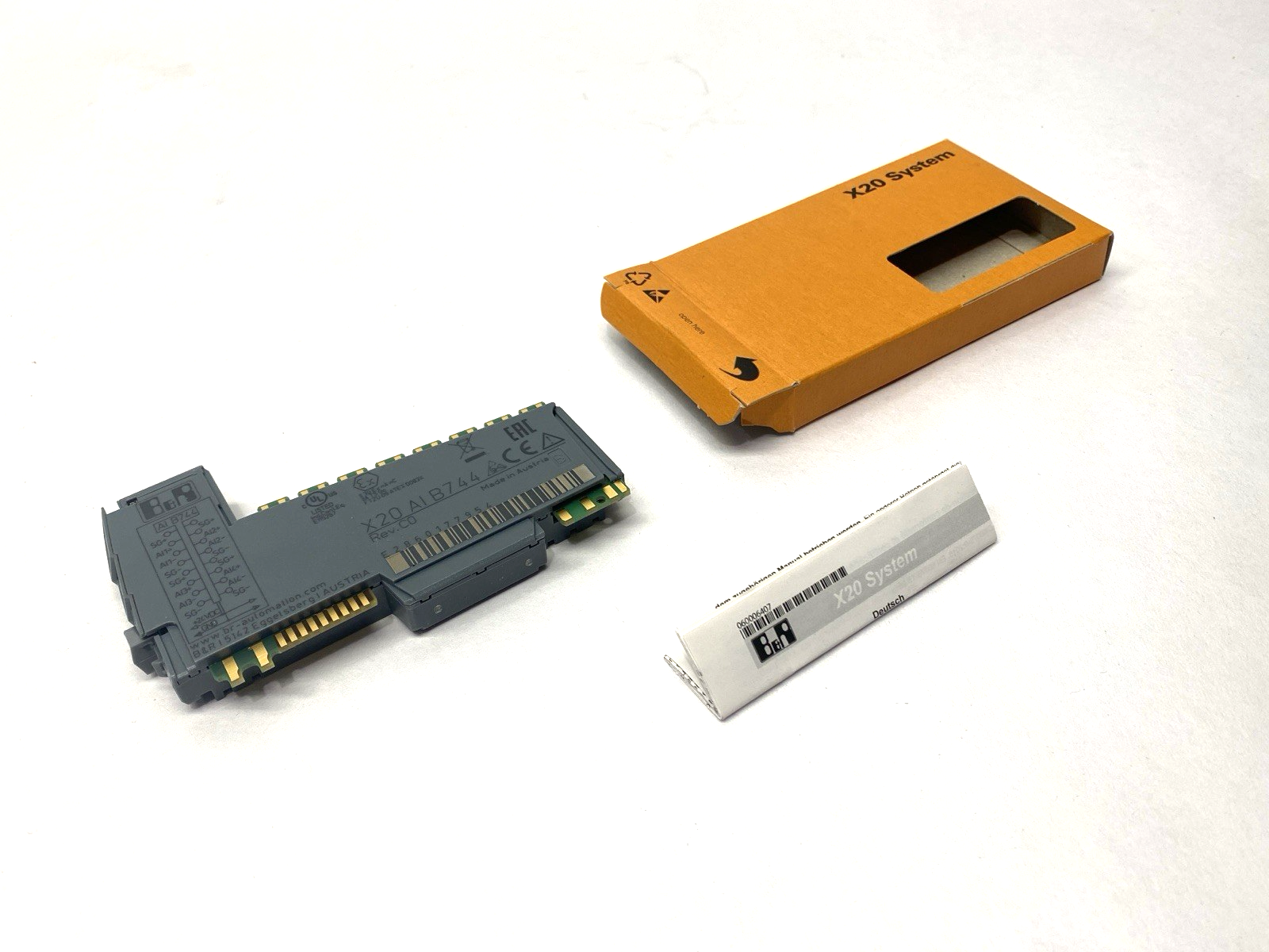 X20AIB744 | B&R Automation Rev. C0 Analog Input Module 4-Inputs - New – Open box - Maverick Industrial Sales