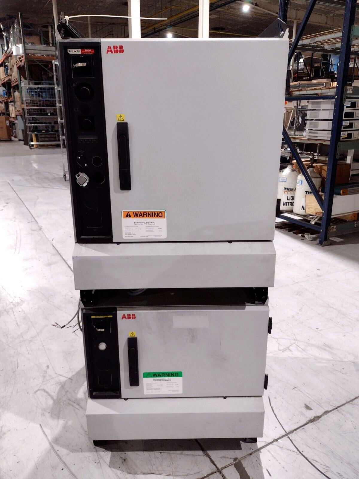 ABB IRC5 M2004 Dual Arm Controller Station 58A 262V 2010 14M-64222, 14M-64223 - Used - Maverick Industrial Sales