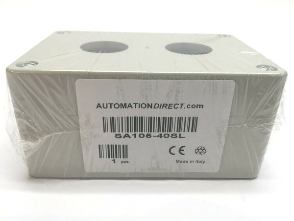 Automation Direct SA105-40SL 2 Pushbutton Enclosure 2-3/4 x 4-1/8 x 2" - Maverick Industrial Sales