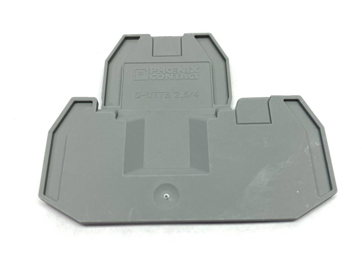 D-UTTB 2,5/4 | Phoenix Contact Terminal Block End Cover 3047293 LOT OF 15 - New – Open box - Maverick Industrial Sales