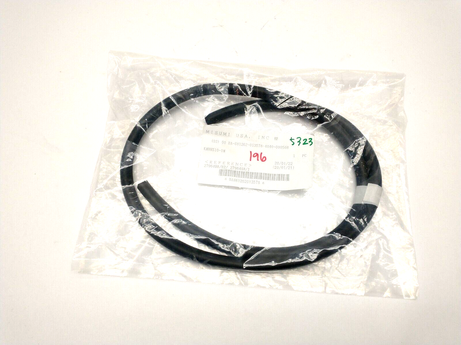 MiSUMi KMHNS10-1M Chloroprene Rubber Sponge Round Dome Rope 1M - New – Open box - Maverick Industrial Sales