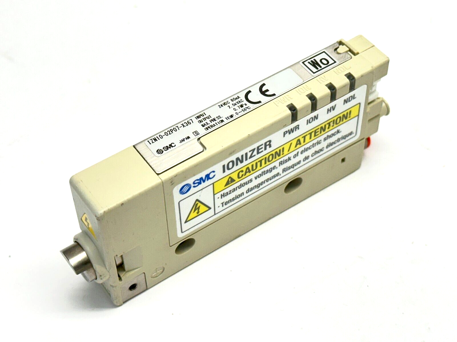 SMC IZN10-02P07-X367 Ionizer Nozzle Type 1/4" Port - For parts or not working - Maverick Industrial Sales