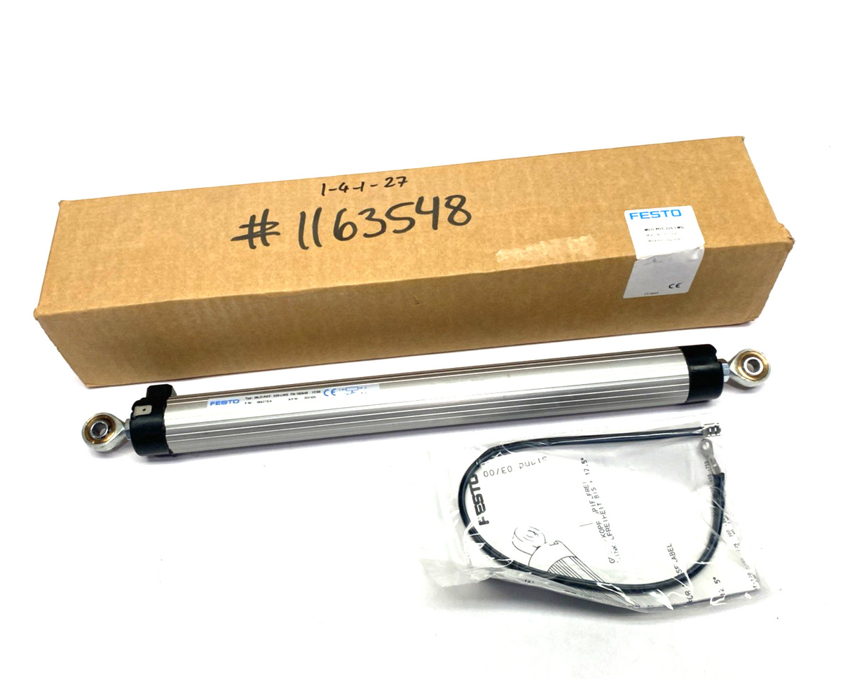 Festo MLO-POT-225-LWG Analog Linear Displacement Encoder, 225mm Stroke, 152645 - Maverick Industrial Sales