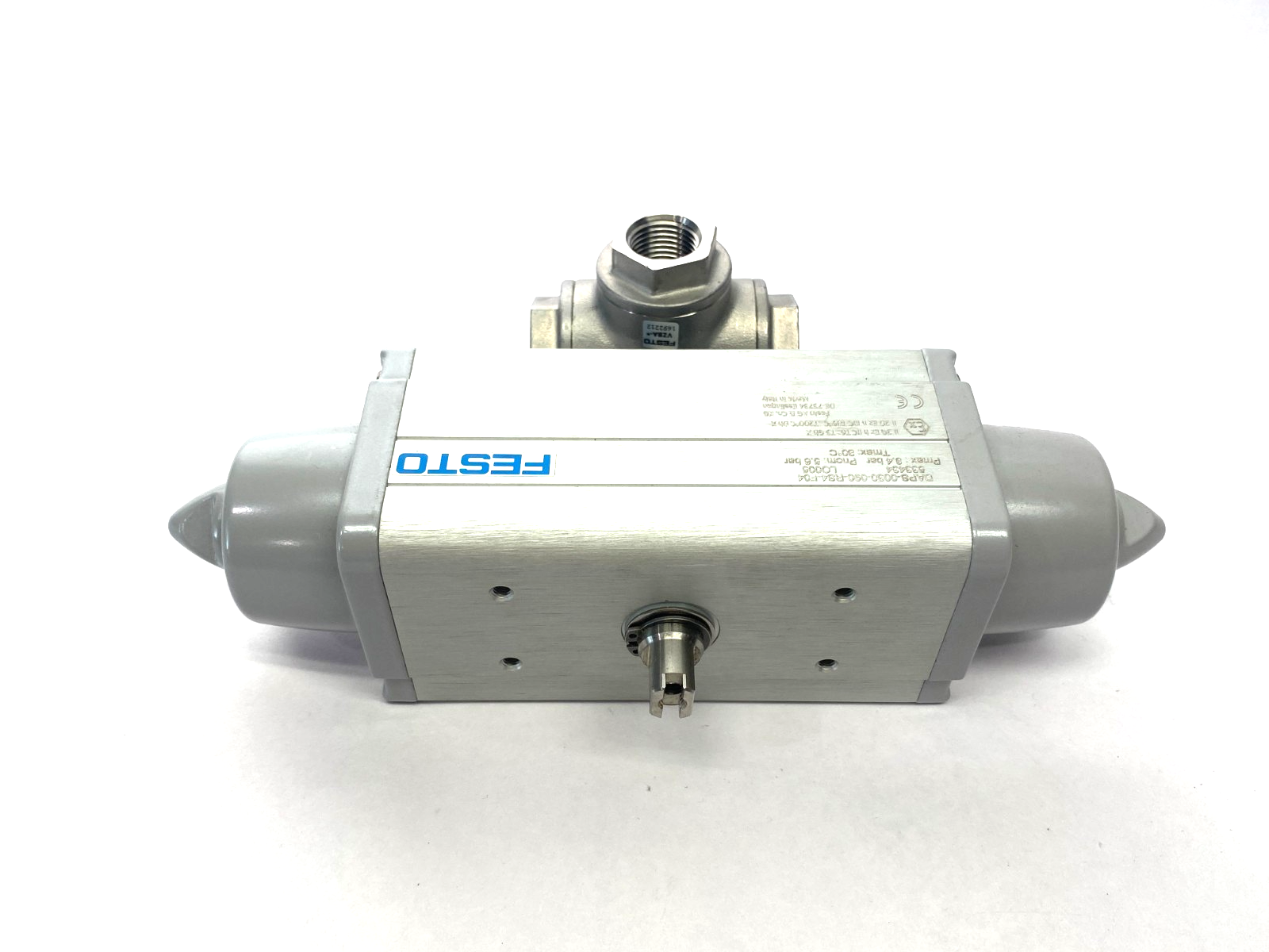 Festo DAPS-0030-090-RS4-F04 Quarter Turn Actuator 533434 w/ 1692212 Ball Valve - Maverick Industrial Sales