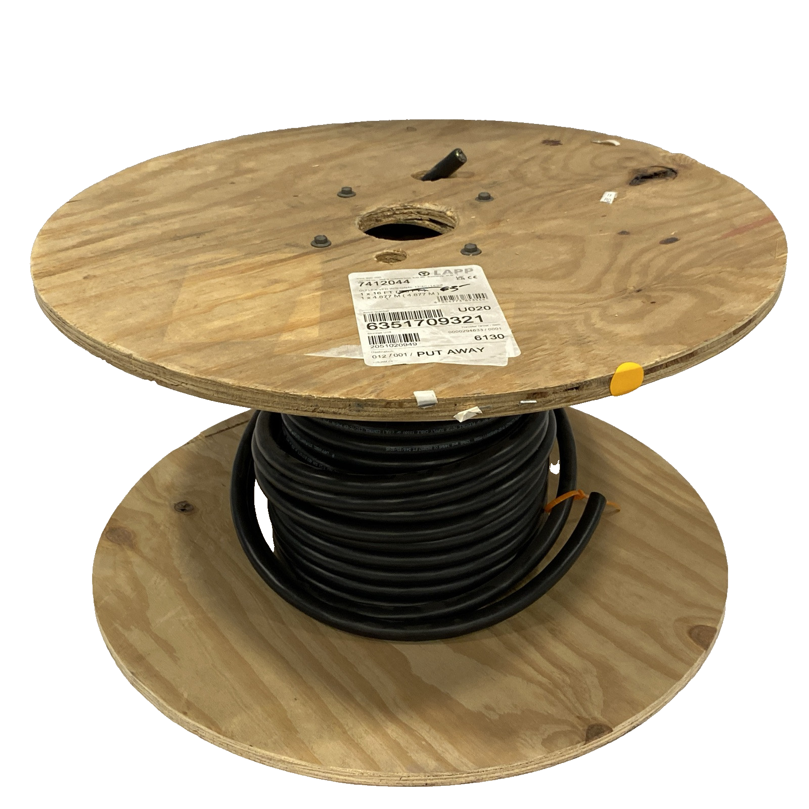 LAPP 7412044 Cable OLFLEX VFD W/SIGNAL 12/4C+14/2C 63-FT 4C 12 AWG Black - Maverick Industrial Sales