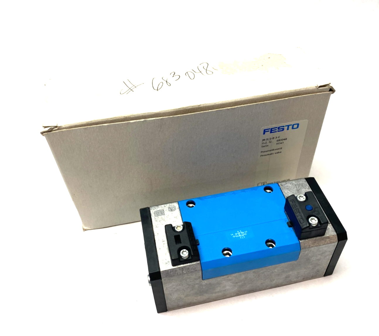 Festo JH-5/2-D-3-C Pneumatic Valve 5/2, Bistable 683048 - Maverick Industrial Sales