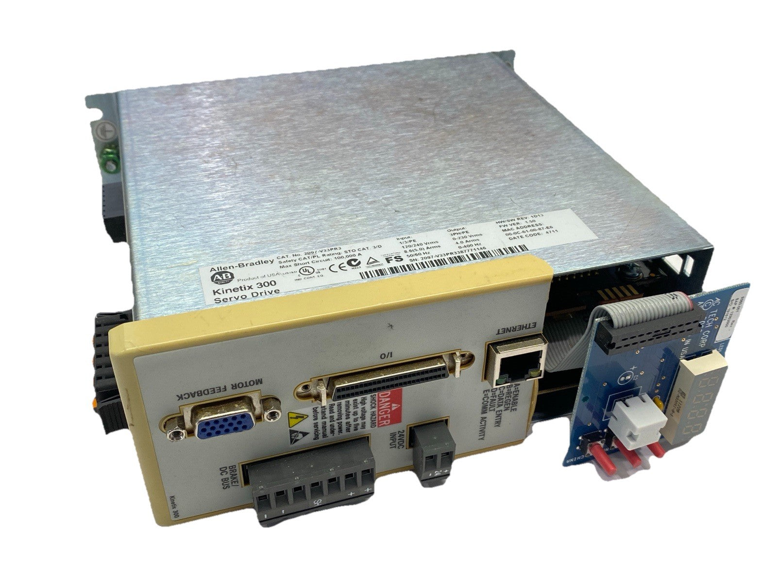 2097-V33PR3 | Allen Bradley Kinetix 300 Servo Drive - For parts or not working - Maverick Industrial Sales