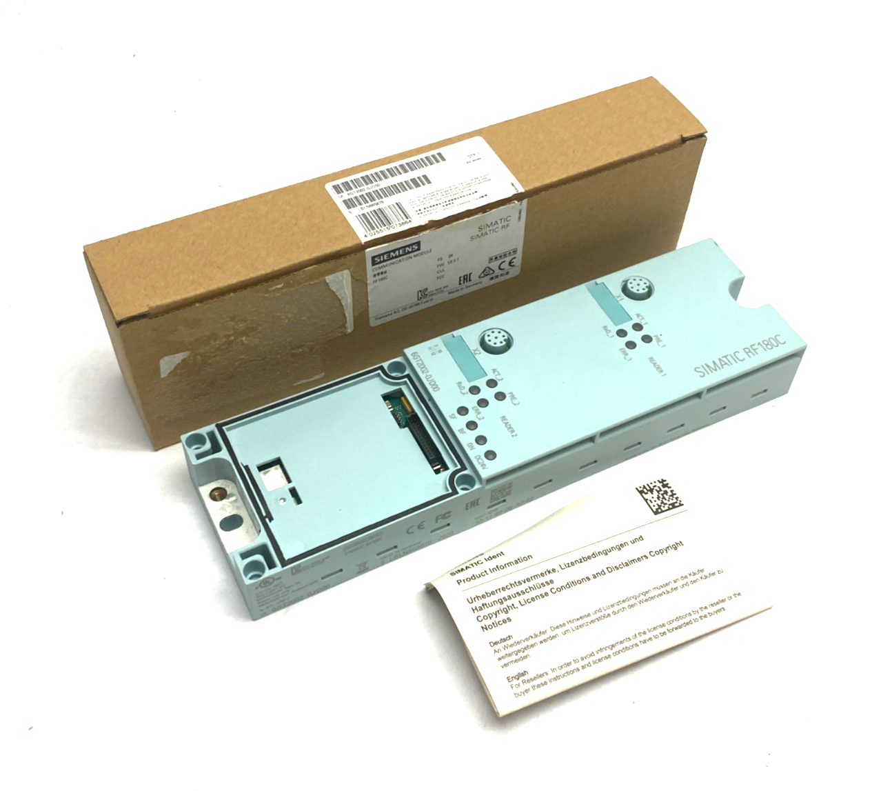Siemens 6GT2002-0JD00 SIMATIC RF RFID Communications Module RF180C for PROFINET - Maverick Industrial Sales