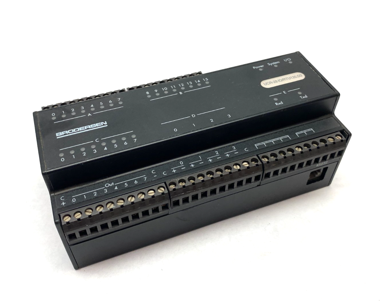 Brodersen Controls UCR-28IO/RTU120.D2 Compact I/O Outstation/ Data Log Module - Used - Maverick Industrial Sales