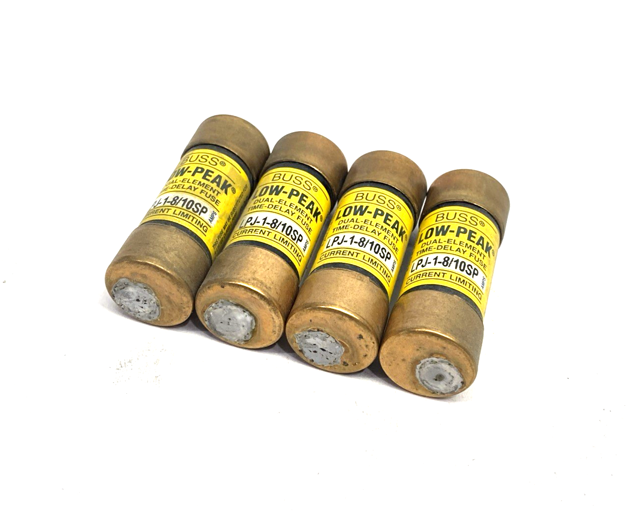 Bussmann LPJ-1-8/10SP Class J Current-Limiting Fuse, 1.8A 600VAC 300VDC LOT OF 4 - Maverick Industrial Sales