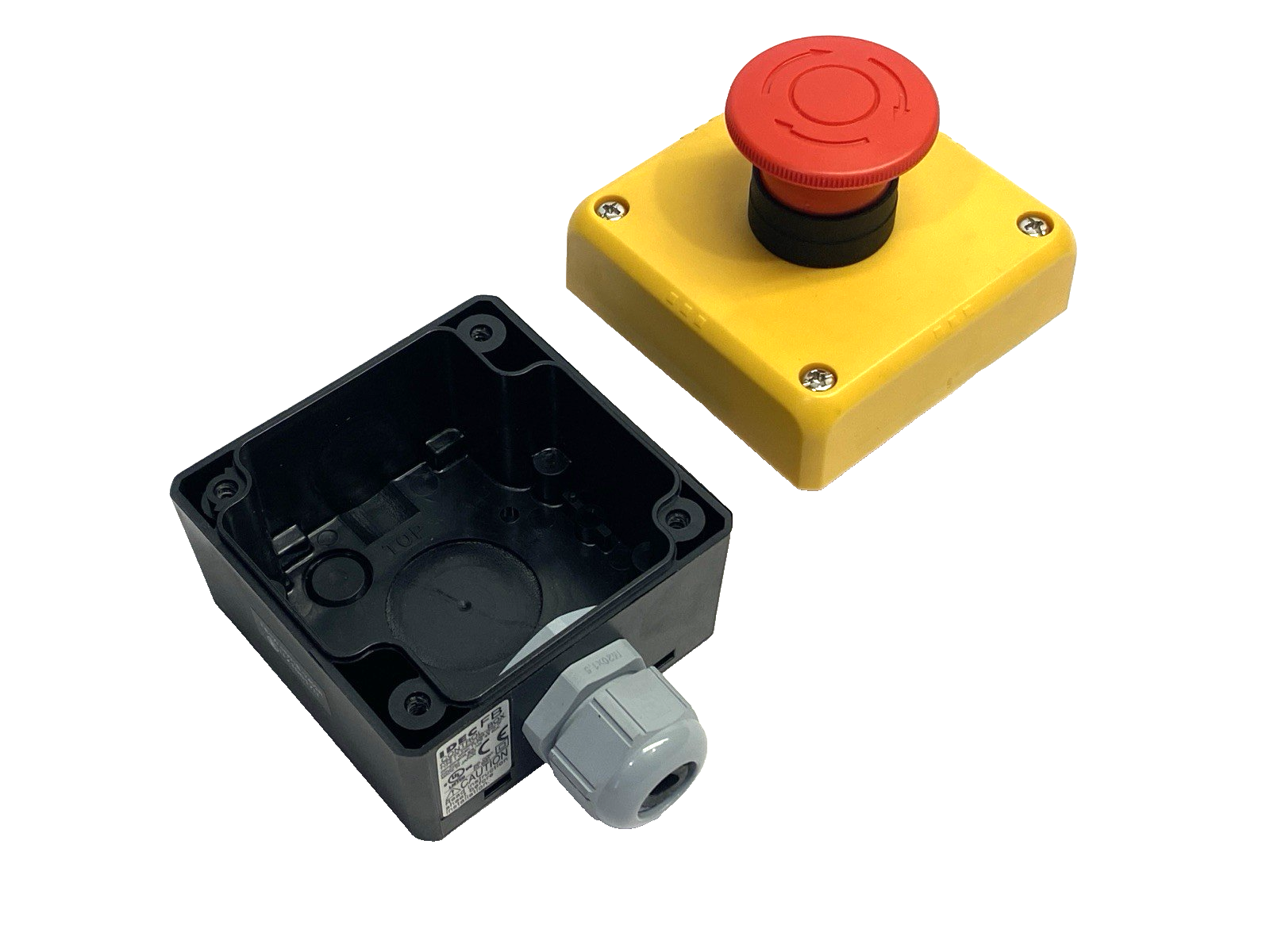 IDEC FB1W-HW1B-V402R Emergency Stop Box TYPE 4X - Maverick Industrial Sales