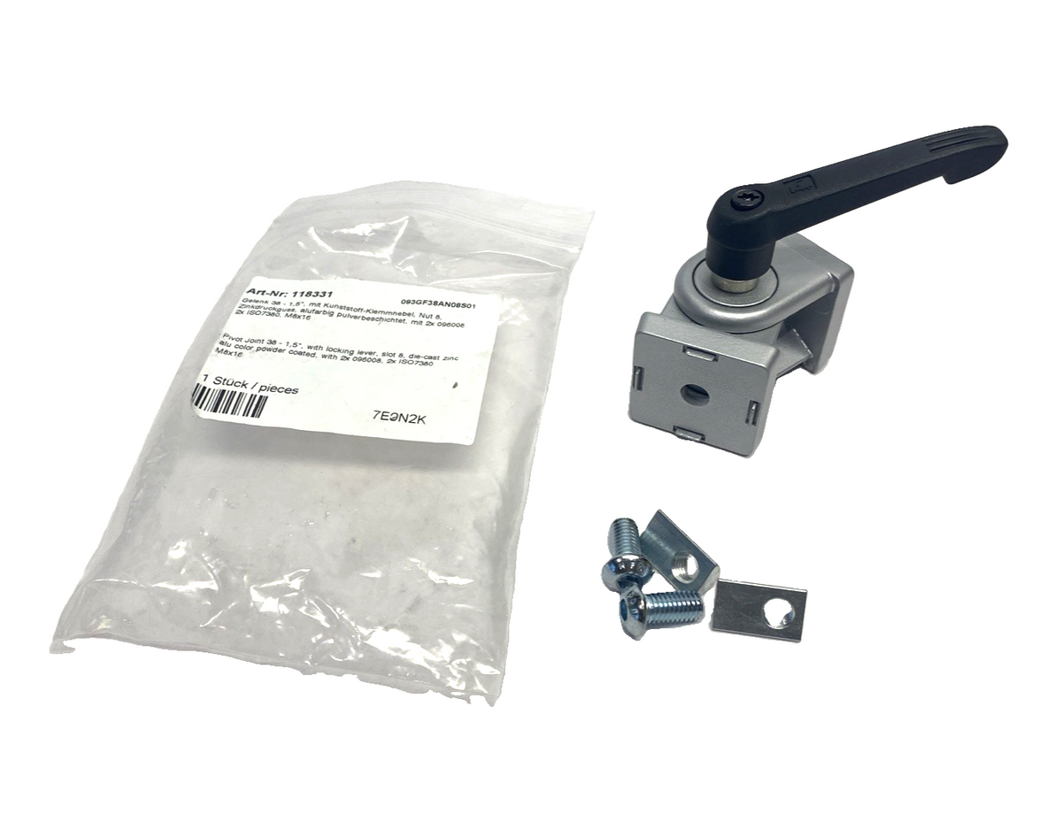 Fath 118331 Pivot Joint w/ Locking lever 38-1.5", Slot 8 M8x16, 093GF38AN08S01 - Maverick Industrial Sales