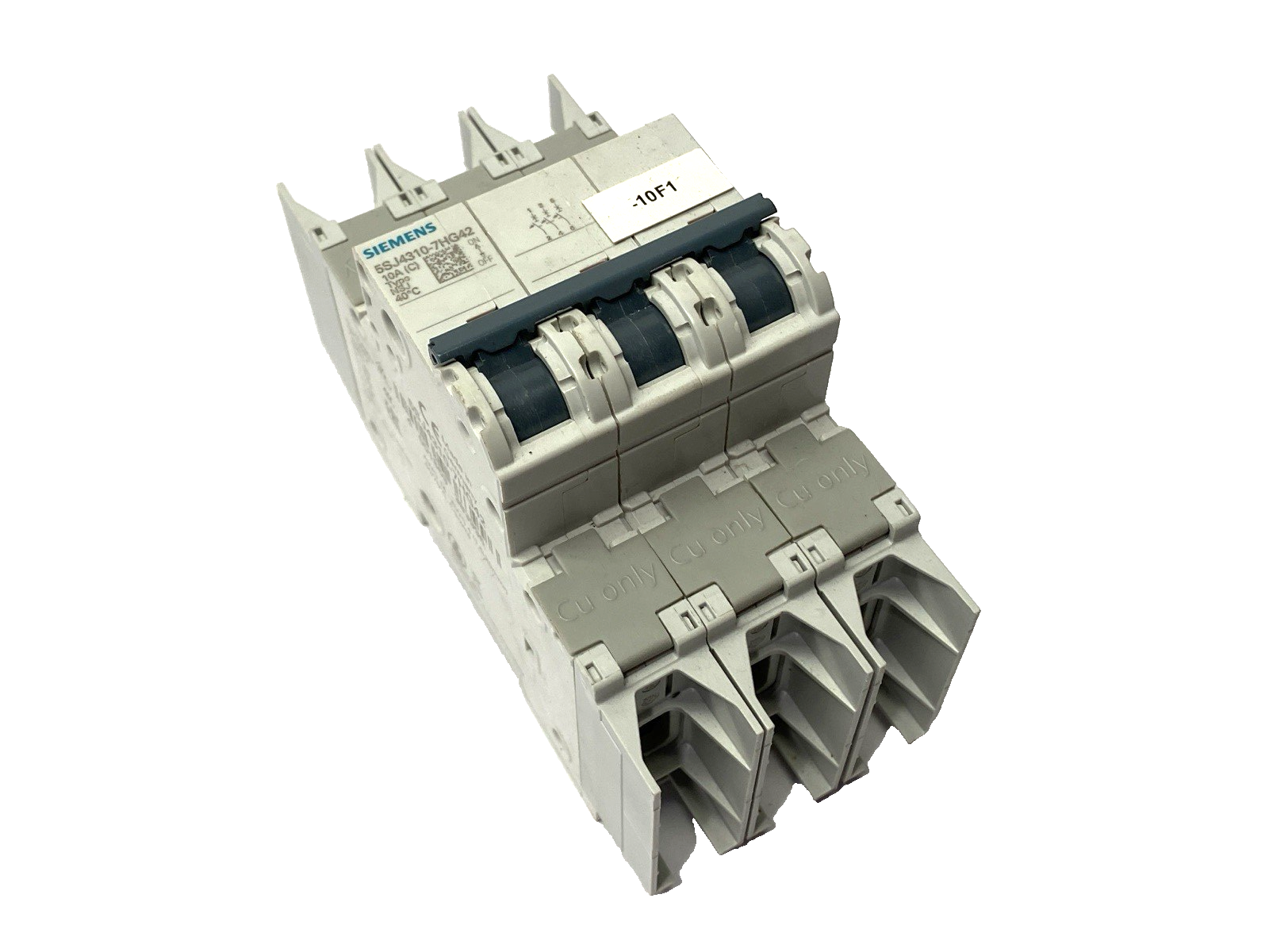 Siemens 5SJ4310-7HG42 Miniature Circuit Breaker 3-Pole 10A - Maverick Industrial Sales