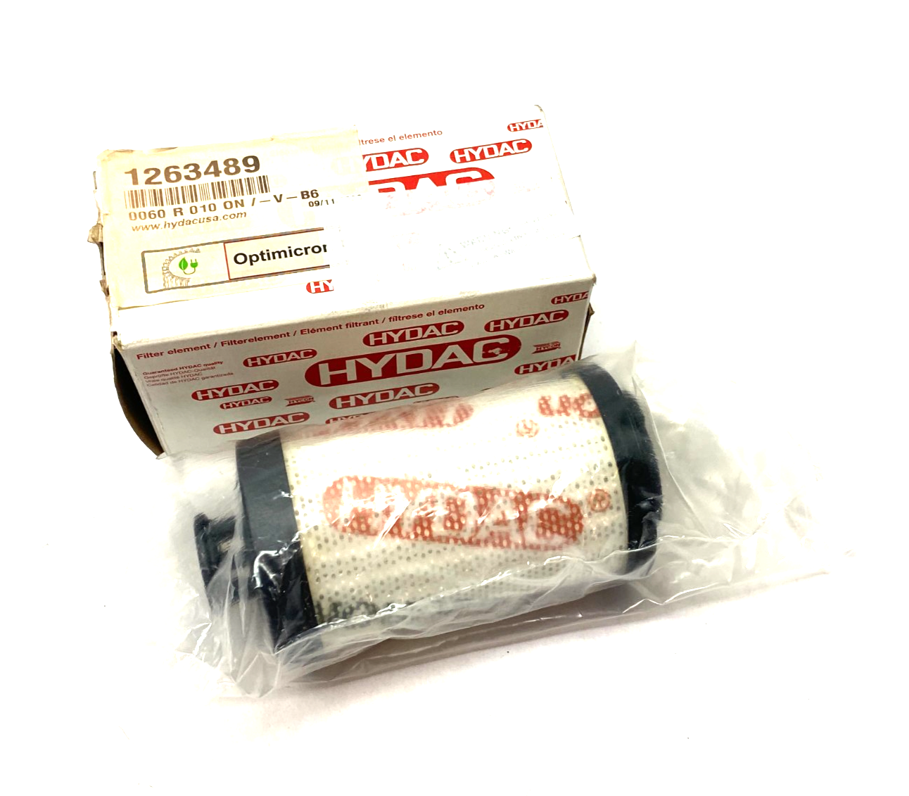 Hydac 0060R010ON/-V-B6 Optimicron Filter Element 1263489 - New - Maverick Industrial Sales