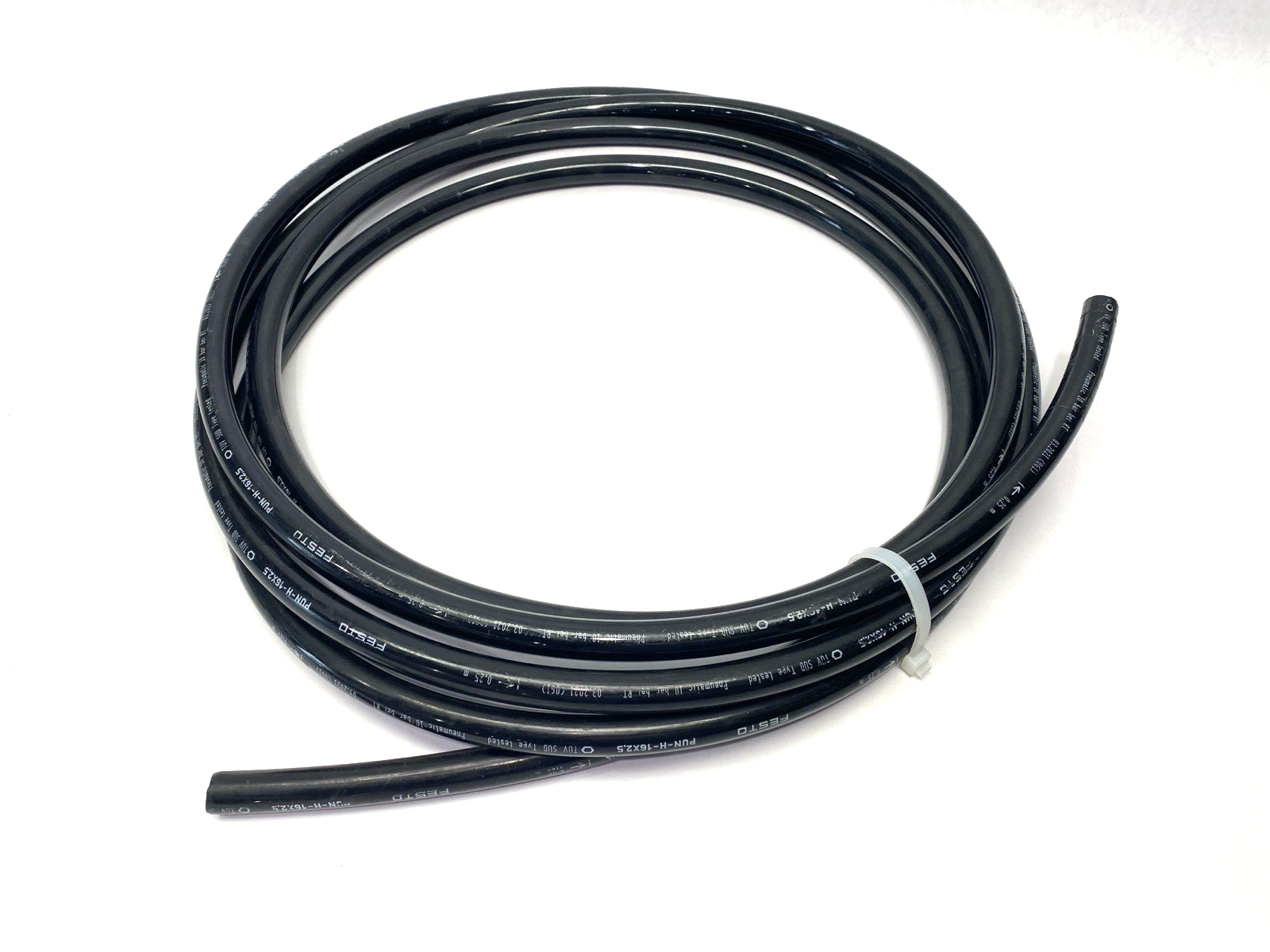 Festo PUN-H-16X2,5 Black Pneumatic Tubing 16mm OD 11mm ID 197395 CUT TO 3M - Maverick Industrial Sales