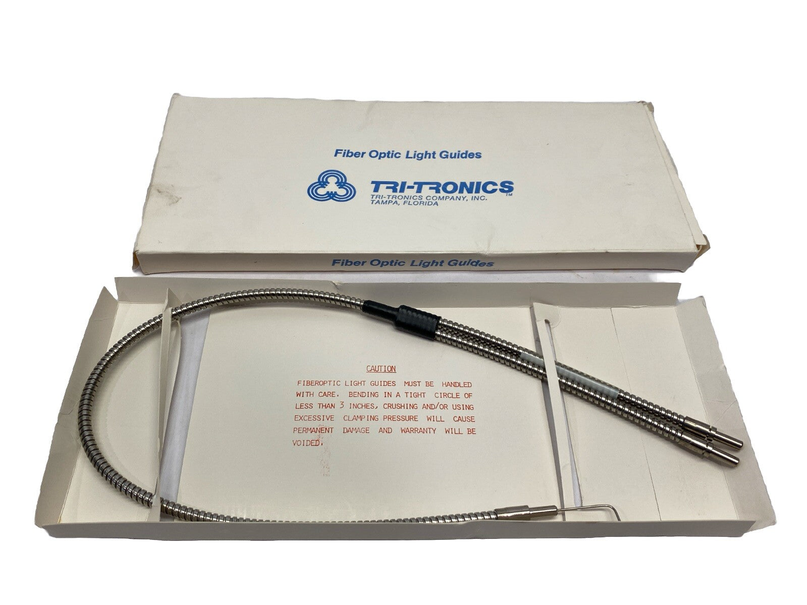 Tri-Tronics BF-J-24R Bifurcated Glass Fiber Optic 24" Length - Maverick Industrial Sales