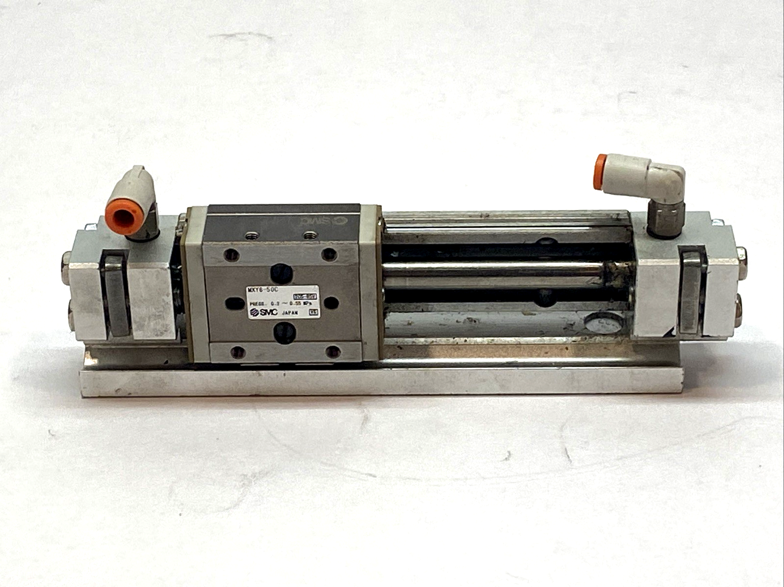 MXY6-50C | SMC Air Slide Table 6mm Bore 50mm Stroke - Used - Maverick Industrial Sales