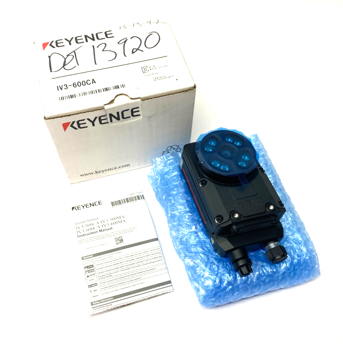 Keyence IV3-600CA Smart Camera Wide FOV Sensor, model Color AF type - Maverick Industrial Sales