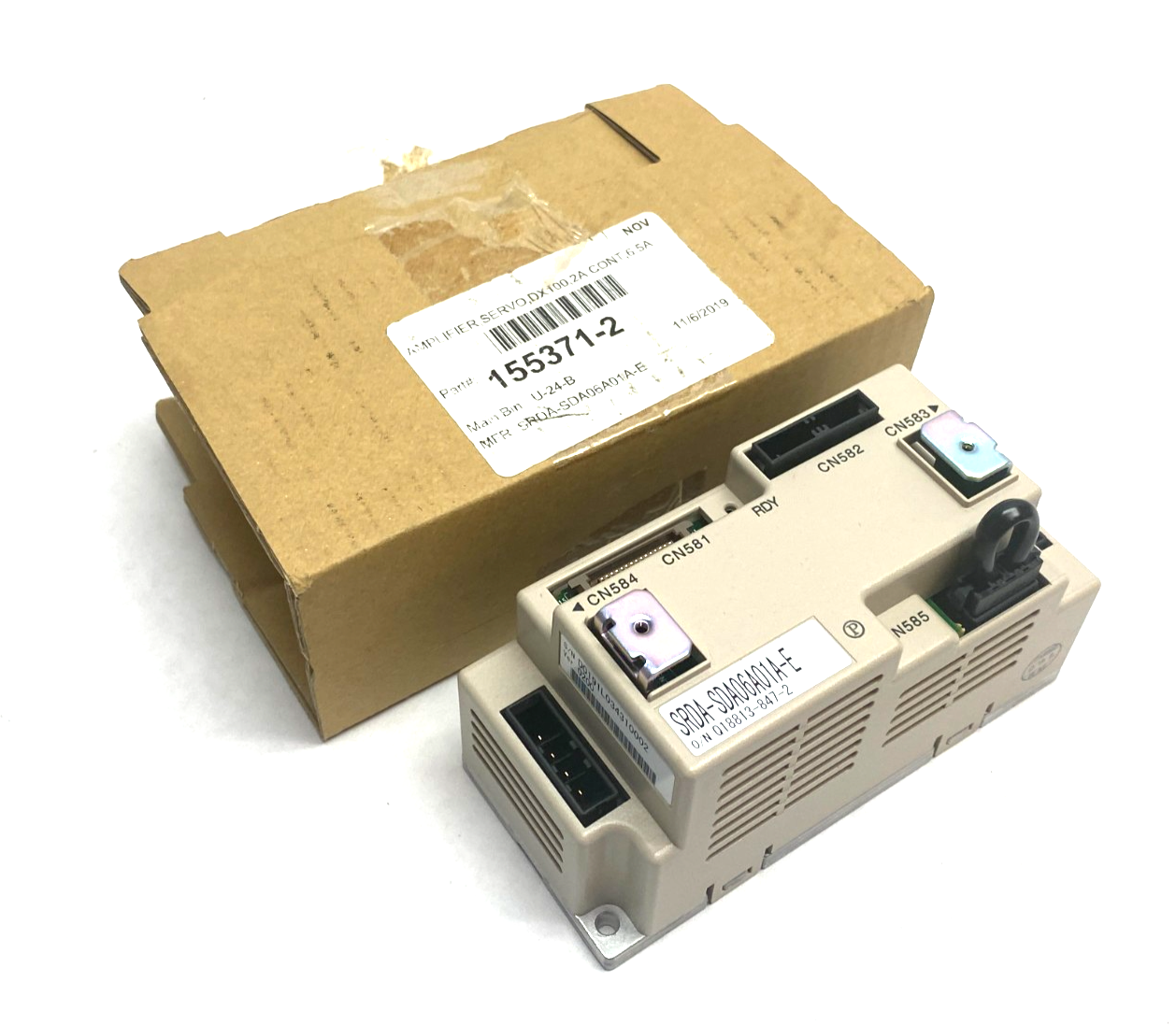 Yaskawa SRDA-SDA06A01A-E Servo Amplifier DX100 2A Cont, 6.5A Max - New – Open box - Maverick Industrial Sales