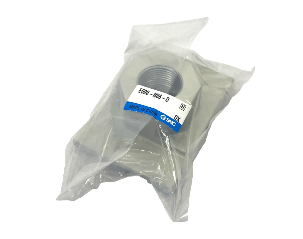 SMC E600-N06-D Piping Adaptor For Pneumatic FRL 3/4" NPT - Maverick Industrial Sales