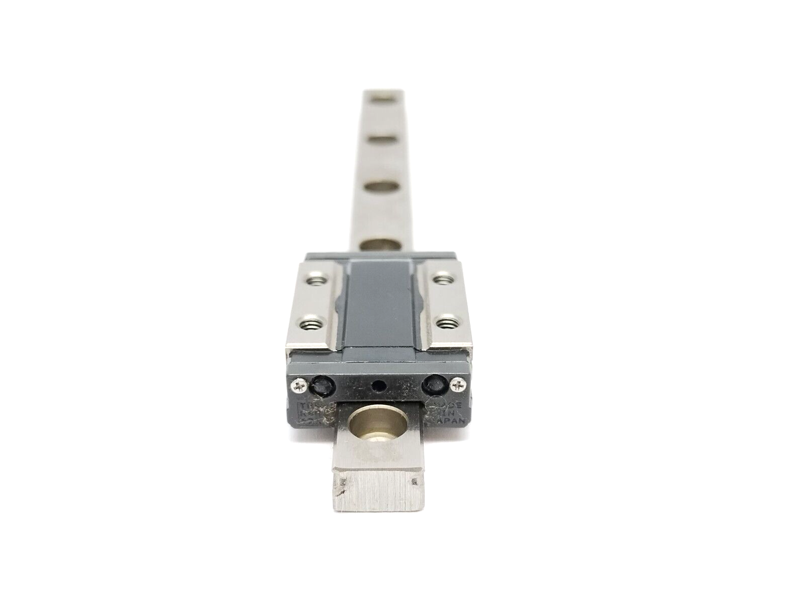 RSH9ZM, RSH9ZMUU+115LM, 1 RSH9Z M UU +115L, RSH9ZMUU+115L | THK RSH9ZMUU+115LM Miniature Linear Guide With One RSH9ZM Block 115mm Length - Used - Maverick Industrial Sales