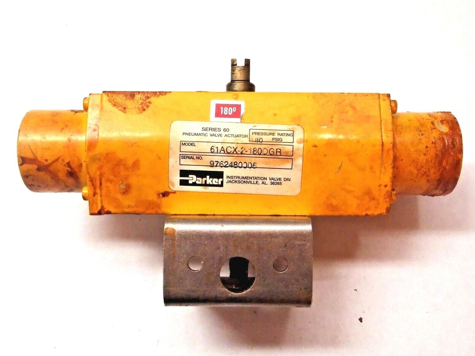Parker 2F-B2XJ-SS-61ACX-2-DVM Ball Valve Actuator - Used - Maverick Industrial Sales