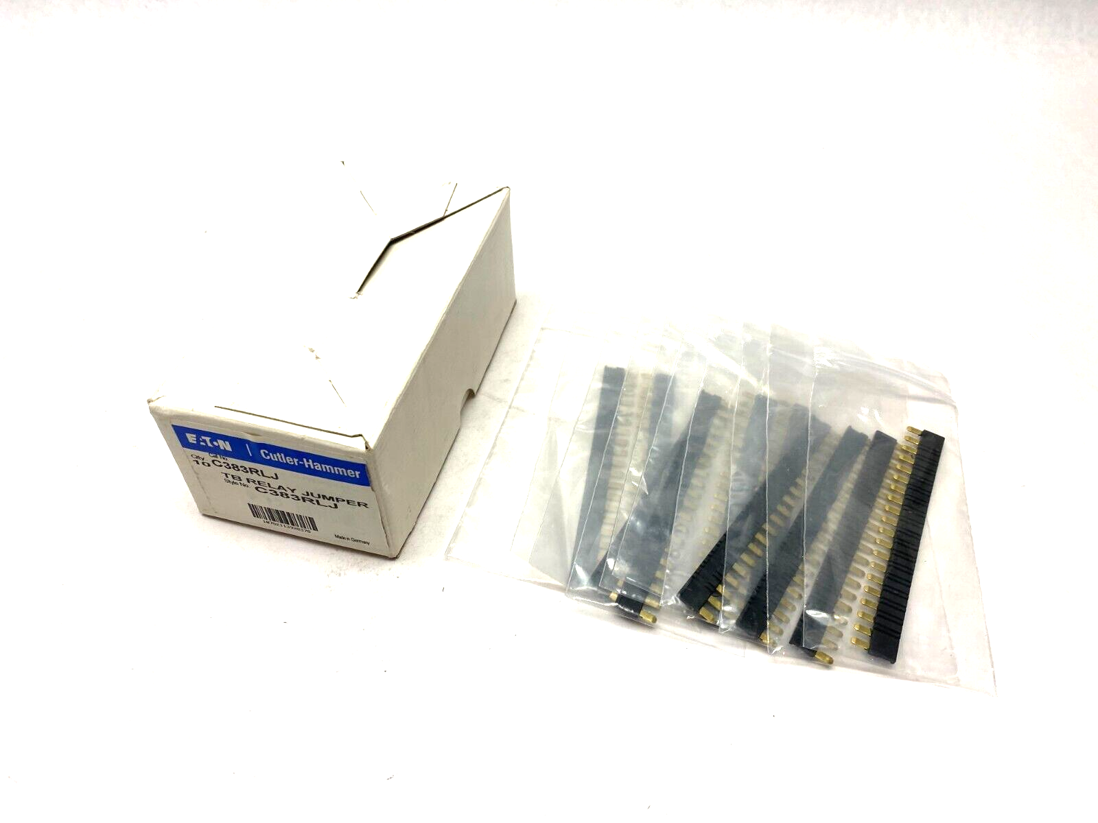 Eaton Cutler-Hammer C383RLJ Terminal Block Relay Jumper Strip BOX OF 10 - Maverick Industrial Sales