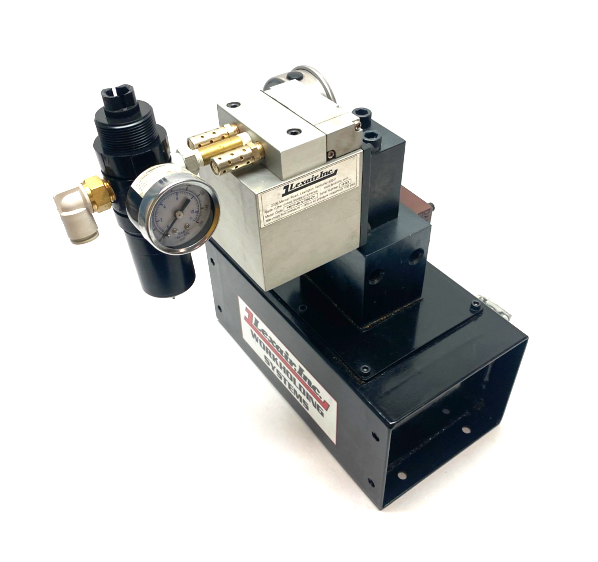 Lexair Hydronic P901P-60-N-T050-DH Air-Driven Hydraulic Power Unit on .5gal Tank - Maverick Industrial Sales