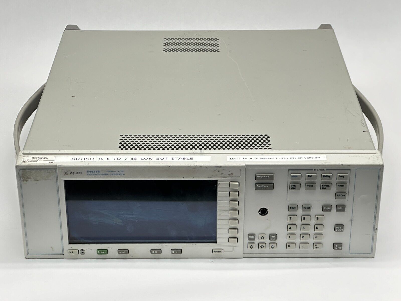 E4421B | Agilent ESG Series Signal Generator 250kHz-3.0GHz - Used - Maverick Industrial Sales