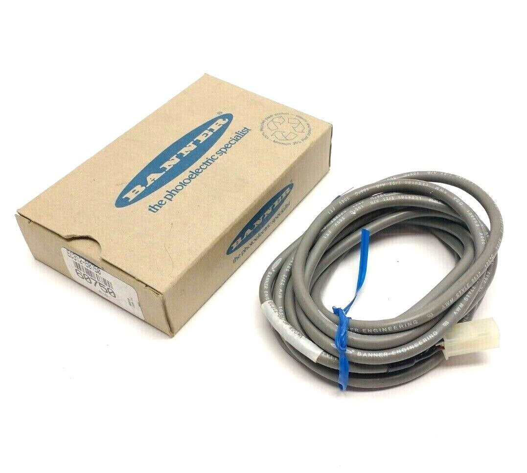 Banner EC312-60750 Molex 4-Pin Female Extension Cable 10 Ft 60750 - New – Open box - Maverick Industrial Sales