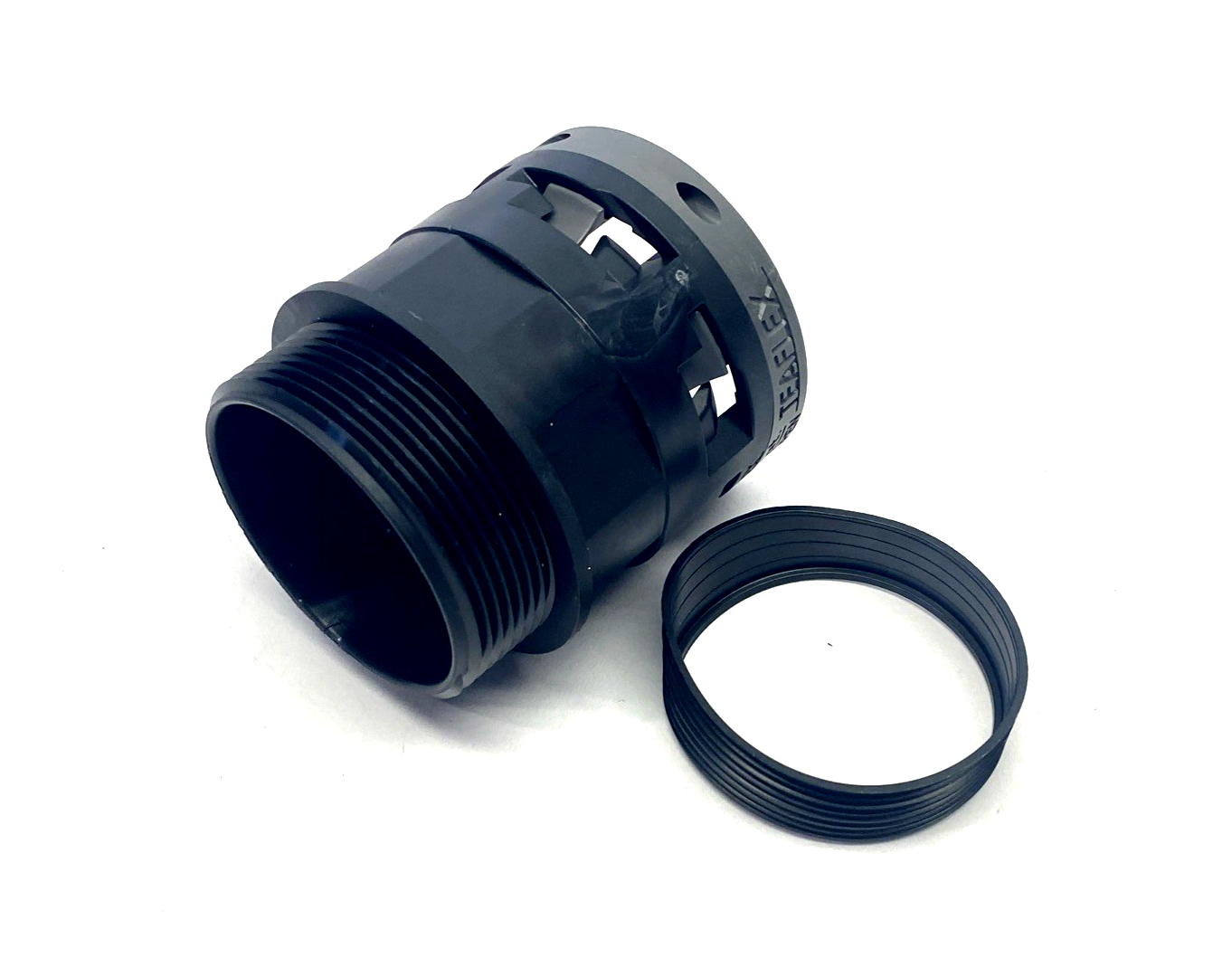 QO000-0002, NMPT-C48-1-1/2" | Teaflex NMPT-C 48-1-1/2" SM Polyamide Straight Male Fitting 2" NPT QO000-0002 - New Other - Maverick Industrial Sales