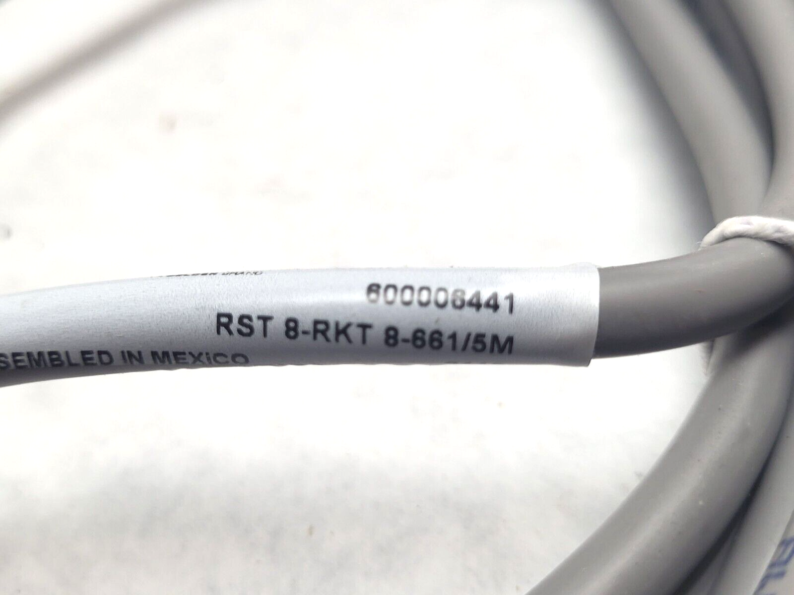 Lumberg Automation RST 8-RKT 8-661/5M Double-Ended Cordset 8-Pin 600006441 - New – Open box - Maverick Industrial Sales
