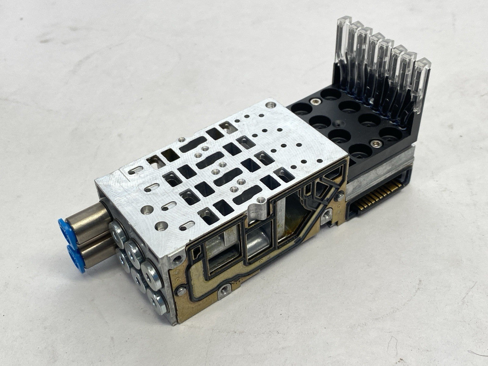 Festo VMPA1-FB-EMG-8 Electronic Module 533361 w/ VMPA1-FB-AP-4-1 Sub-Base 533352 - Maverick Industrial Sales