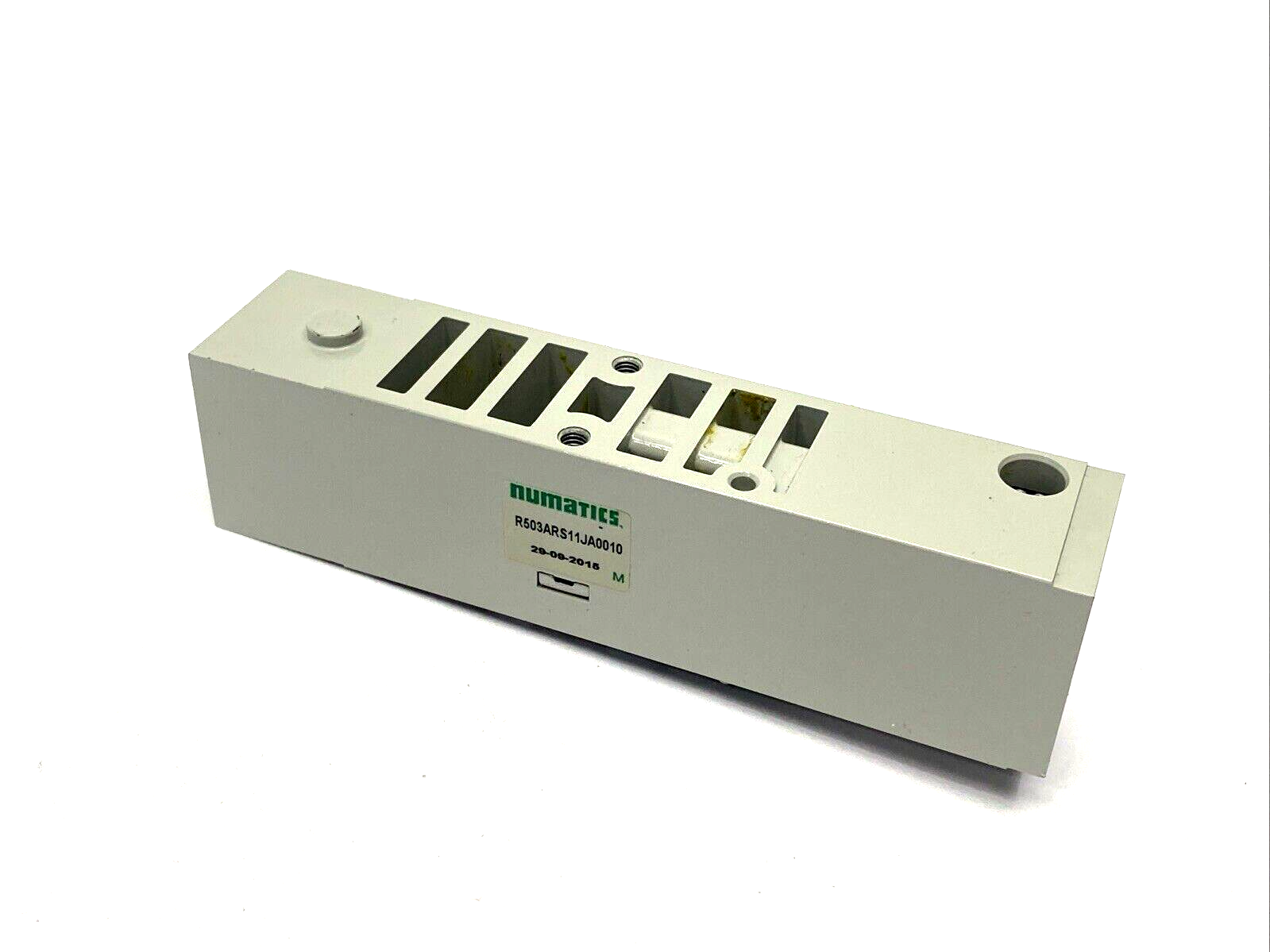 Numatics R503ARS11JA0010 Sandwich Pressure Regulator Block NO REGULATOR - Used - Maverick Industrial Sales